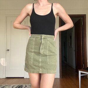 Free People Cargo Skirt